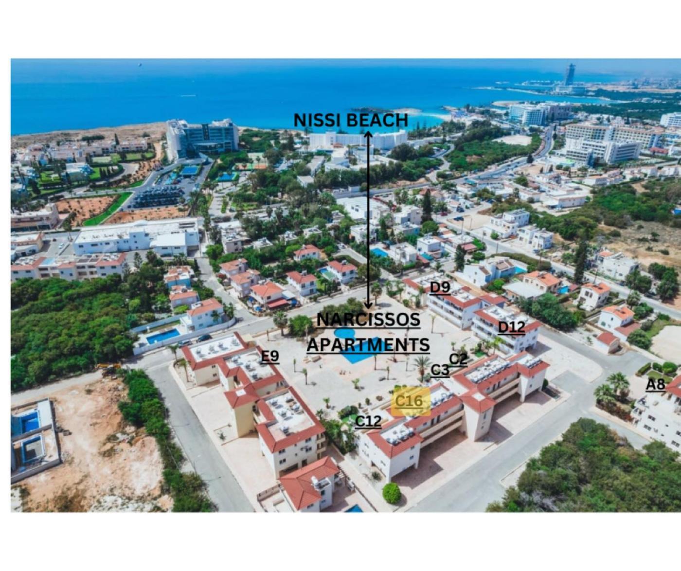 Narcissos Nissi Beach Apartment C16 ไอยานาปา ภายนอก รูปภาพ